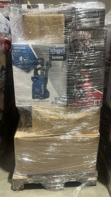 Scheppach Elektrowerkzeugpaletten - Retouren