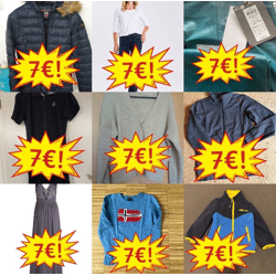 ab 6,90 € Winter Markenbekleidung MIX A/B, Damen und Herren, Nike, Adidas, Tommy Hilfiger, Levi’s, direkt aus deutschen Marktplätzen