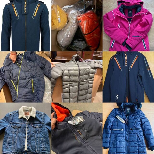 15 € / Stk – Winter Markenbekleidung Mix A/B/C, Canadian Peak, Geographical Norway, Herren Damen Kinder, deutscher Originalstock
