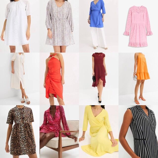 2,80 €/Stk – Damenkleider Mix Kategorie A, Größen 32–54, neue Ware aus deutschen Katalogen, sofort lieferbar aus Deutschland