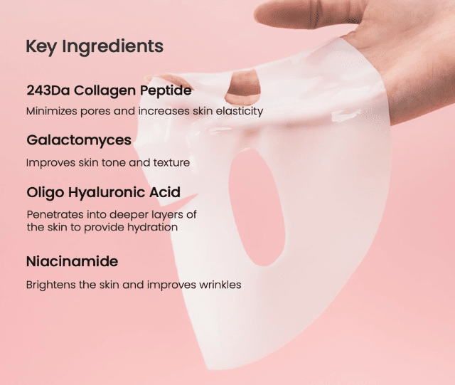 Biodance Bio Collagen Real Deep Mask 34g (4er Pack) Pink