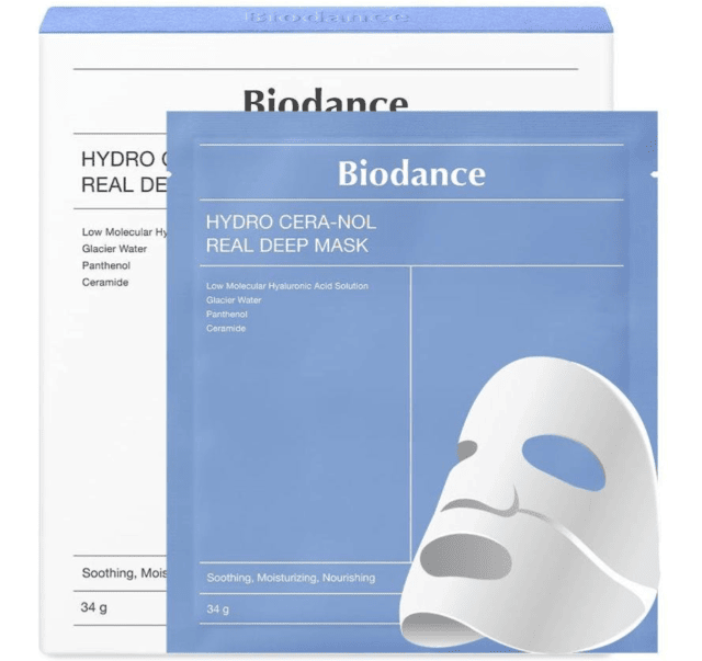 Biodance Hydro Cera-nol Real Deep Maske 34g (4er Pack) Blau
