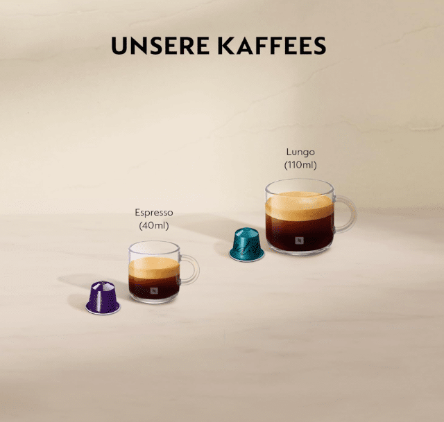 Nespresso EN80.B Schwarze Kaffeemaschine