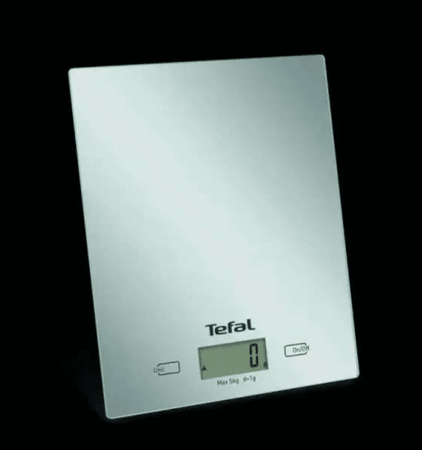 Tefal Küchenwaage BC5306V0 Silber (Karton mit 6 Stück / Palette 576 Stück / Vitré)