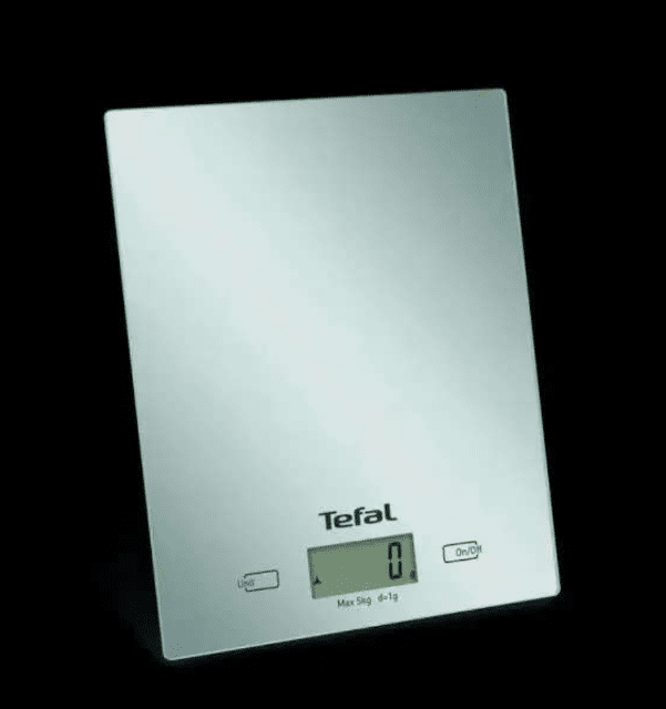 Tefal Küchenwaage BC5306V0 Silber (Karton mit 6 Stück / Palette 576 Stück / Vitré)