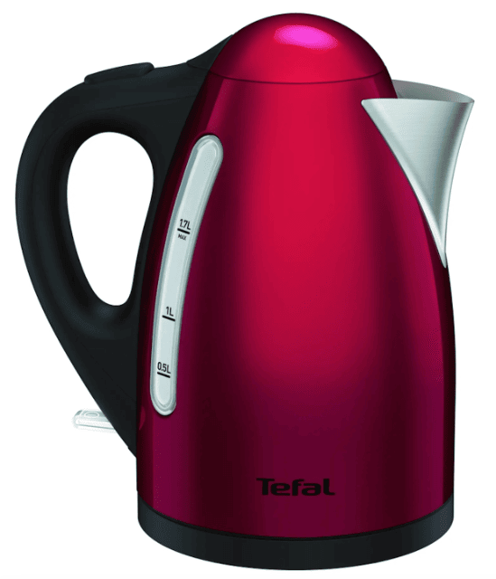 Tefal Wasserkocher 1,7 L Express (Karton mit 3 Stück / Palette 75 Stück / 4,79 kg / 0,040 m³ – Vitré)