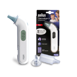 Braun IRT3030WE Infrarot-Thermometer – Kontaktloses Digitalthermometer zur präzisen Temperaturmessung