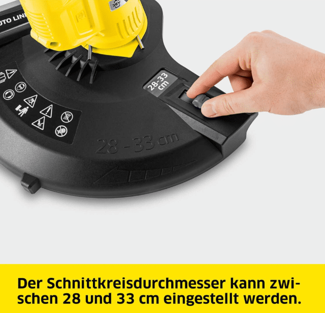 Kärcher LTR 36-33 Akku-Rasentrimmer (1.444-350.0) ohne Akku – Leistungsstarker Akku-Rasentrimmer für den Garten