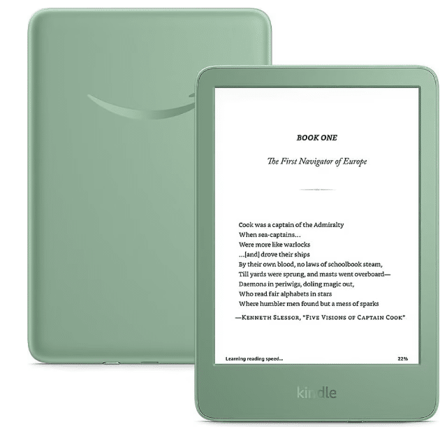 Amazon Kindle (16GB) 2024 – Matcha No Ads E-Reader