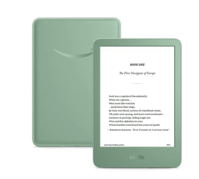 Amazon Kindle (16GB) 2024 – Matcha No Ads E-Reader