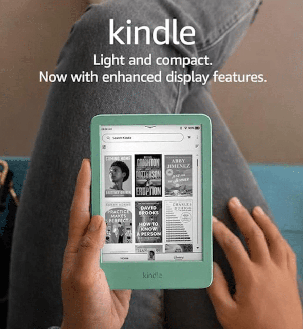 Amazon Kindle (16GB) 2024 – Matcha No Ads E-Reader