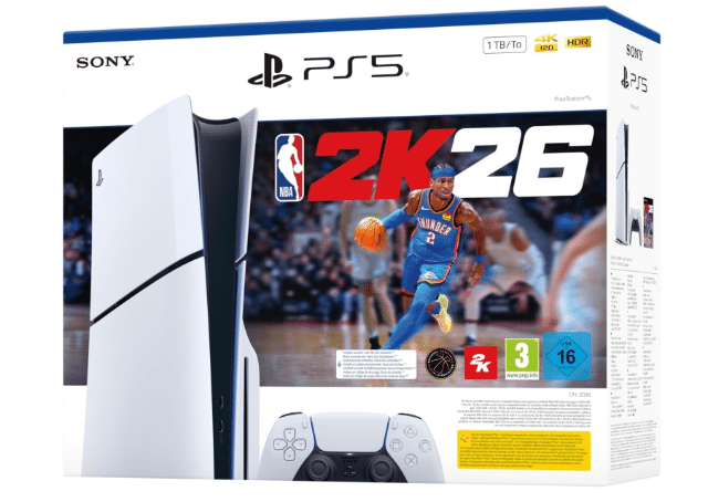 Sony PlayStation 5 NBA 2K26 Bundle – Konsole mit Spielpaket