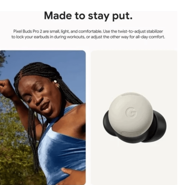 Google Pixel Buds Pro 2 Peony – Kabellose In-Ear Kopfhörer
