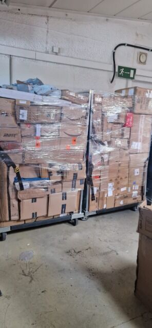 Neue Retouren Mystery Secret Palette Trolley Sonderposten Restposten Mix Post DHL Amazon Hermes Versanddienste Fullfilment 