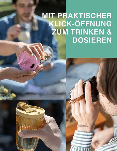 Udo Mehrwegdeckel Grau – Wiederverwendbare Deckel A-Ware