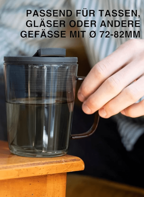 Udo Mehrwegdeckel Grau – Wiederverwendbare Deckel A-Ware