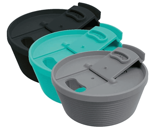 Udo Mehrwegdeckel Schwarz – Wiederverwendbare Deckel A-Ware