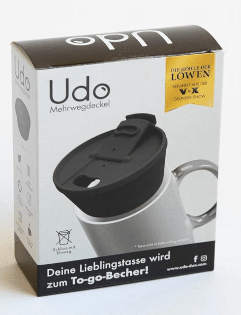 Udo Mehrwegdeckel Türkis – Wiederverwendbare Deckel A-Ware