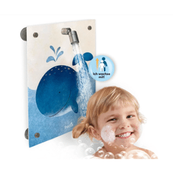 fredis Kinderdusche Wal – Kinder-Duschkopf Blau – A-Ware