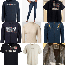 Ab 6,90 € – Winter Markenbekleidung Mix (Kategorie A/B), Damen & Herren, Top Brands, Größen gemischt, Lagerware aus Deutschland