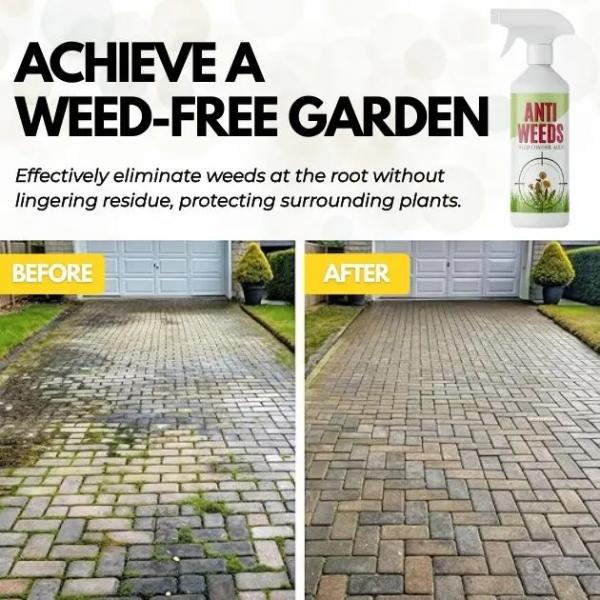 AntiWeeds - 100% natürlicher Unkrautwuchshemmer