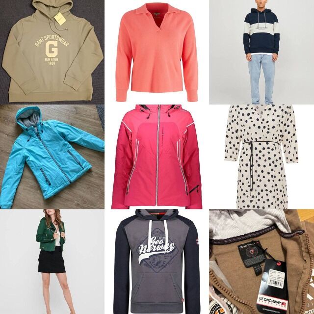 6,90 € Winter Markenbekleidung Mix A/B – Damen & Herren, Nike, Adidas, Tommy Hilfiger, Levi’s, Superdry, sofort lieferbar
