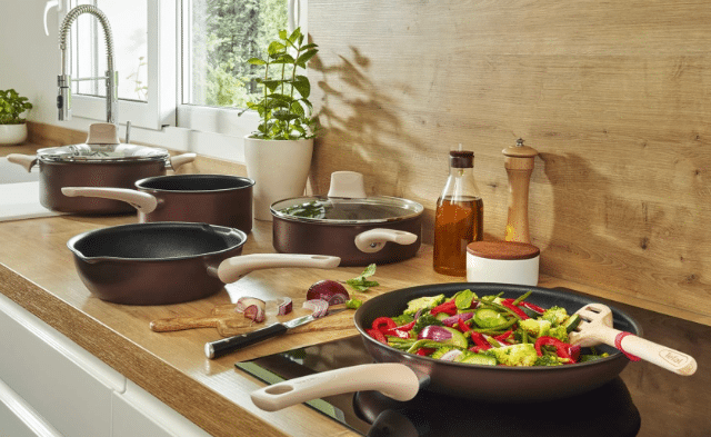 Tefal Poêle 28 cm Eco Respect – Induktion – Antihaftbeschichtet – A-Ware