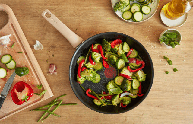 Tefal Poêle 28 cm Eco Respect – Induktion – Antihaftbeschichtet – A-Ware