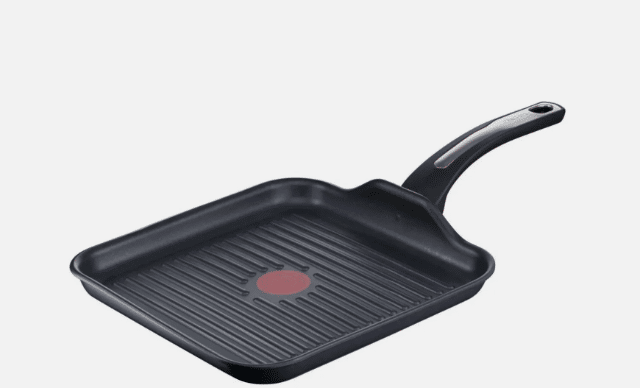 Tefal Poêle Grill 26x26 cm – Sélection Noir – Revêtement Antiadhésif – A-Ware