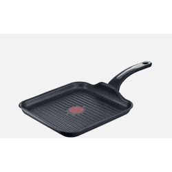 Tefal Poêle Grill 26x26 cm – Sélection Noir – Revêtement Antiadhésif – A-Ware