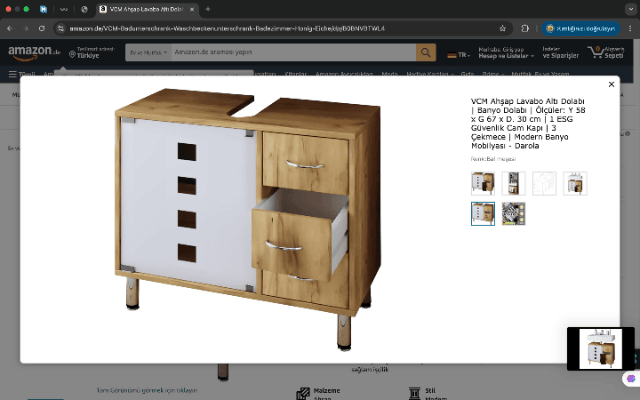 Bathroom vanity unit 