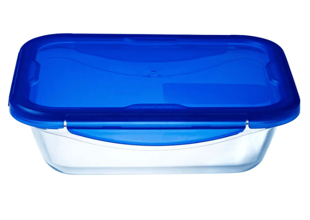 Pyrex Daily – Rechteckige Glasform 3,3 L mit Deckel – 28×22×9 cm – A-Ware