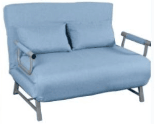 Doppelschlafsofa Kolino – 2-Sitzer mit Schublade – Grau, Rot, Blau, Grün – A-Ware
