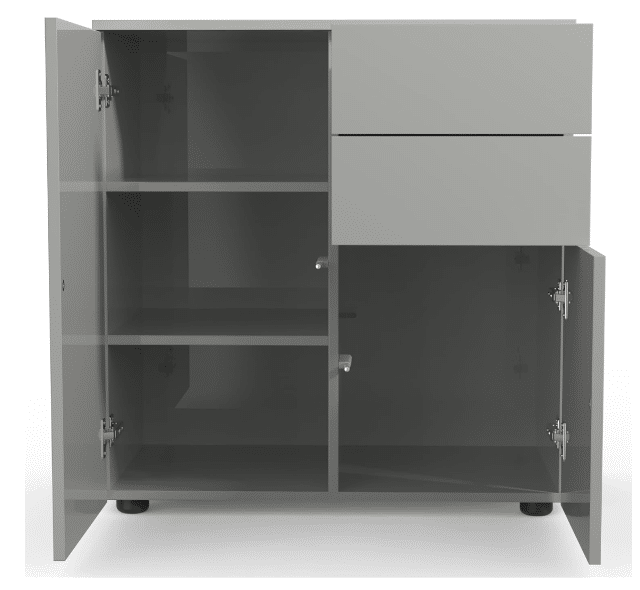 Sideboard Dalosa – Grau – mit Schublade – 77×70×39 cm – A-Ware