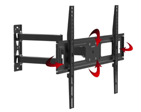 TV-Wandhalterung – VESA 600×400 – neigbar 10° & schwenkbar 90° – 26–55