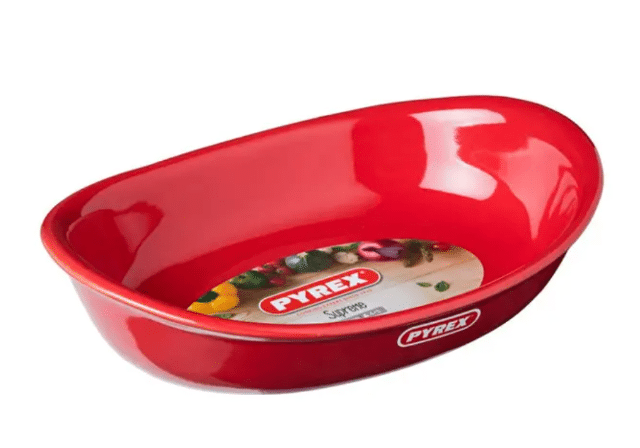 Pyrex Supreme - Oval casserole dish 26×18 cm - 1.7 L - Red - A-grade