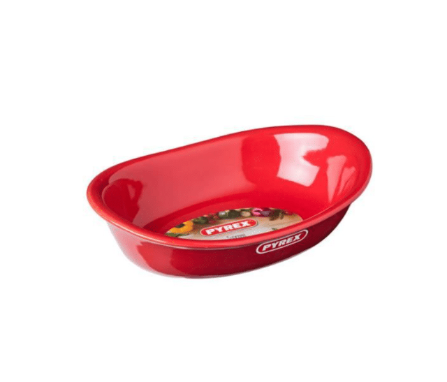 Pyrex Supreme - Oval casserole dish 26×18 cm - 1.7 L - Red - A-grade