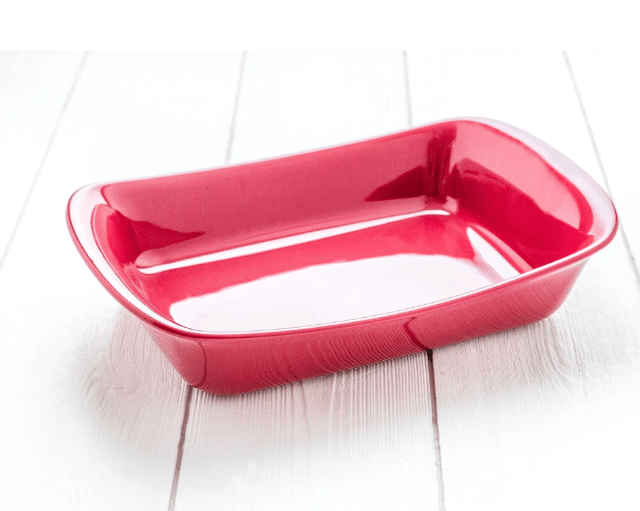 Pyrex Supreme – Auflaufform rechteckig 33×23 cm – 4,1 L – Rot – A-Ware