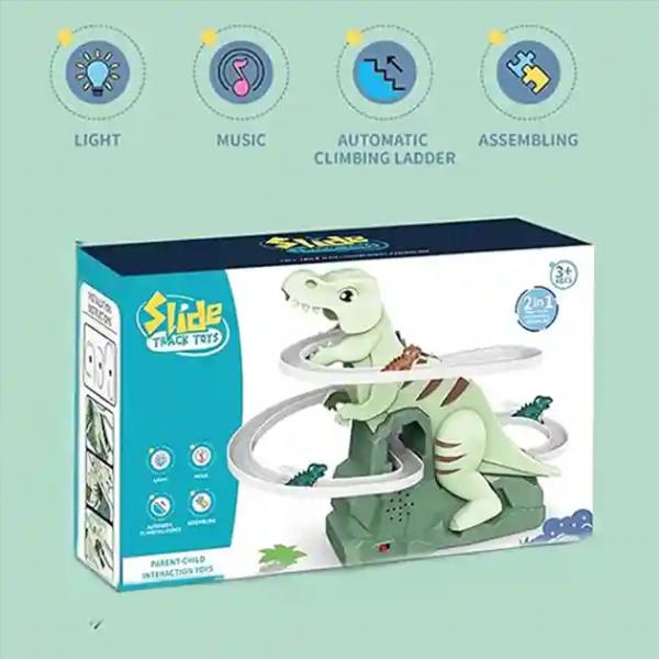 DinoSlide™ kids electric dinosaur slide