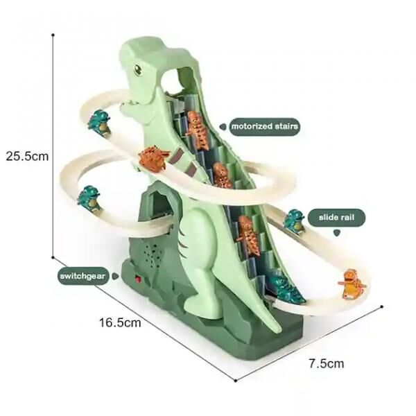 DinoSlide™ kids electric dinosaur slide