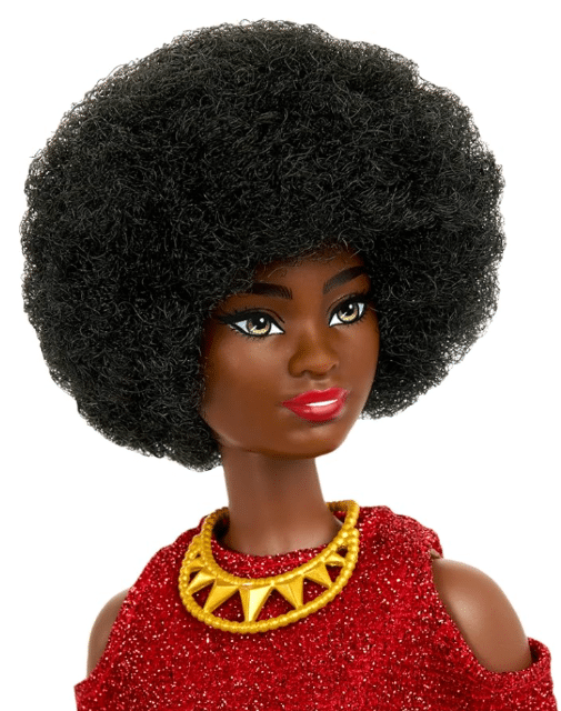 Barbie Fashionista Doll AA Red Dress – Mattel 32,5 cm – Modepuppe mit rotem Kleid – A-Ware