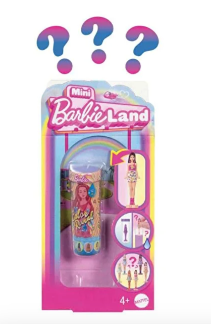 Barbie Mini BarbieLand Colour Reveal Doll CDU 10 – Mattel – Farbwechsel-Mini-Puppen – A-Ware