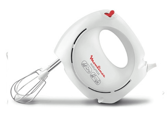 Moulinex Handmixer HM2501B1 – 5 Geschwindigkeiten – 200 W – Edelstahlquirle – A-Ware