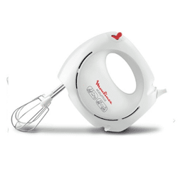 Moulinex Handmixer HM2501B1 – 5 Geschwindigkeiten – 200 W – Edelstahlquirle – A-Ware