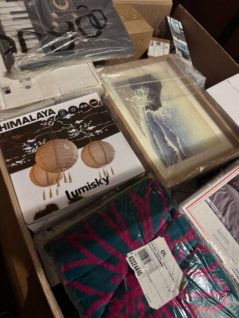 Ab 350 € – Mix Paletten aus deutschen Marktplätzen, Kategorie A/B/C, Haushaltsgeräte, Möbel, Kinderartikel, Deko und mehr, sofort lieferbar