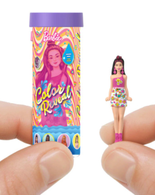 Barbie Mini BarbieLand Colour Reveal Doll CDU 10 – Mattel – A-Ware – UK Sales Only