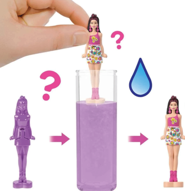 Barbie Mini BarbieLand Colour Reveal Doll CDU 10 – Mattel – UK Sales Only – A-Ware