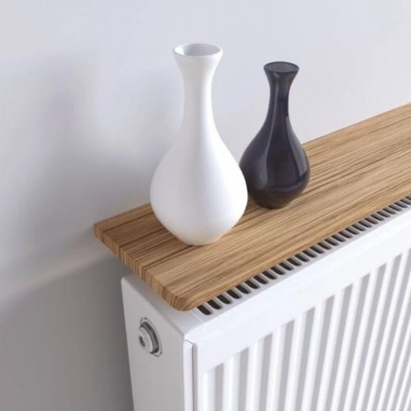 RadiFloat™ Floating Radiator Shelf - 2 different sizes and colors (natural-oak or white-oak)