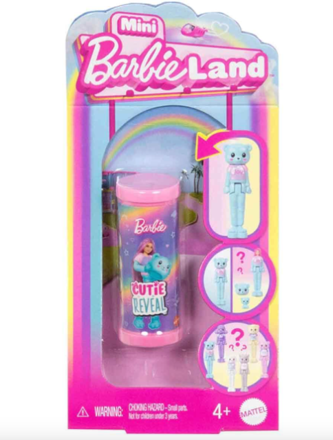 Barbie Mini BarbieLand Cutie Reveal Doll CDU 10 – Mattel – UK Sales Only – A-Ware