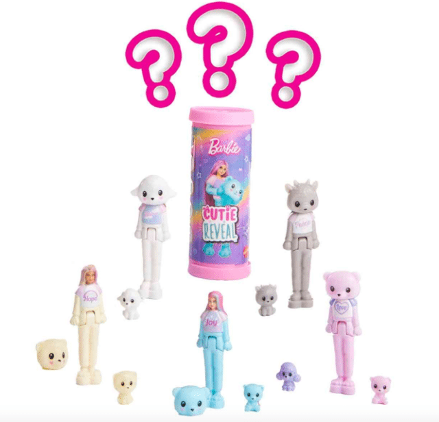 Barbie Mini BarbieLand Cutie Reveal Doll CDU 10 – Mattel – UK Sales Only – A-Ware